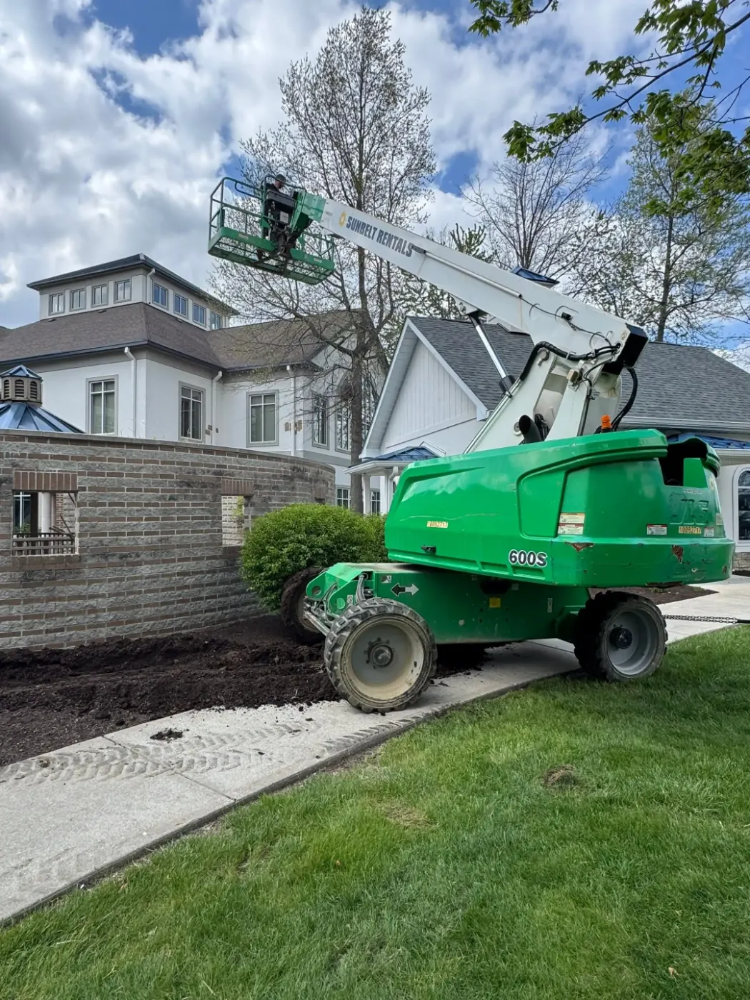 Commercial roof inspection documented in New Whiteland